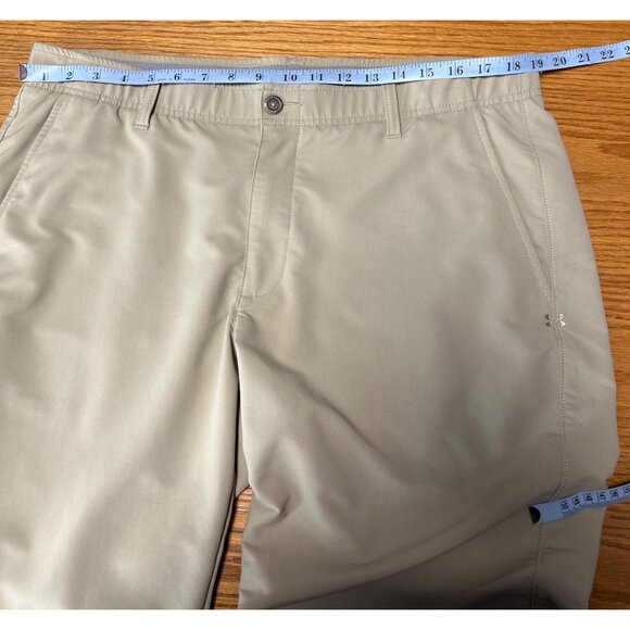 Under Armour Mens Golf Pants Khaki Stretch Lightweight Performance Fit Size 38 - Picture 10 of 11